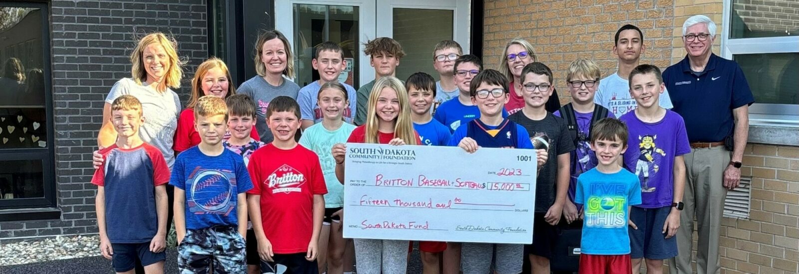 15,000 Awarded to Britton… South Dakota Community Foundation