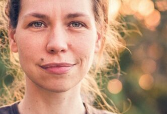 Giving Back Matters: Middle aged woman looking at camera