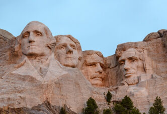 South Dakota is Home: South Dakota Mount Rushmore shot on a clear day