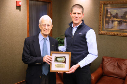 Dorthey and Dennis Epp hometown hero presentation